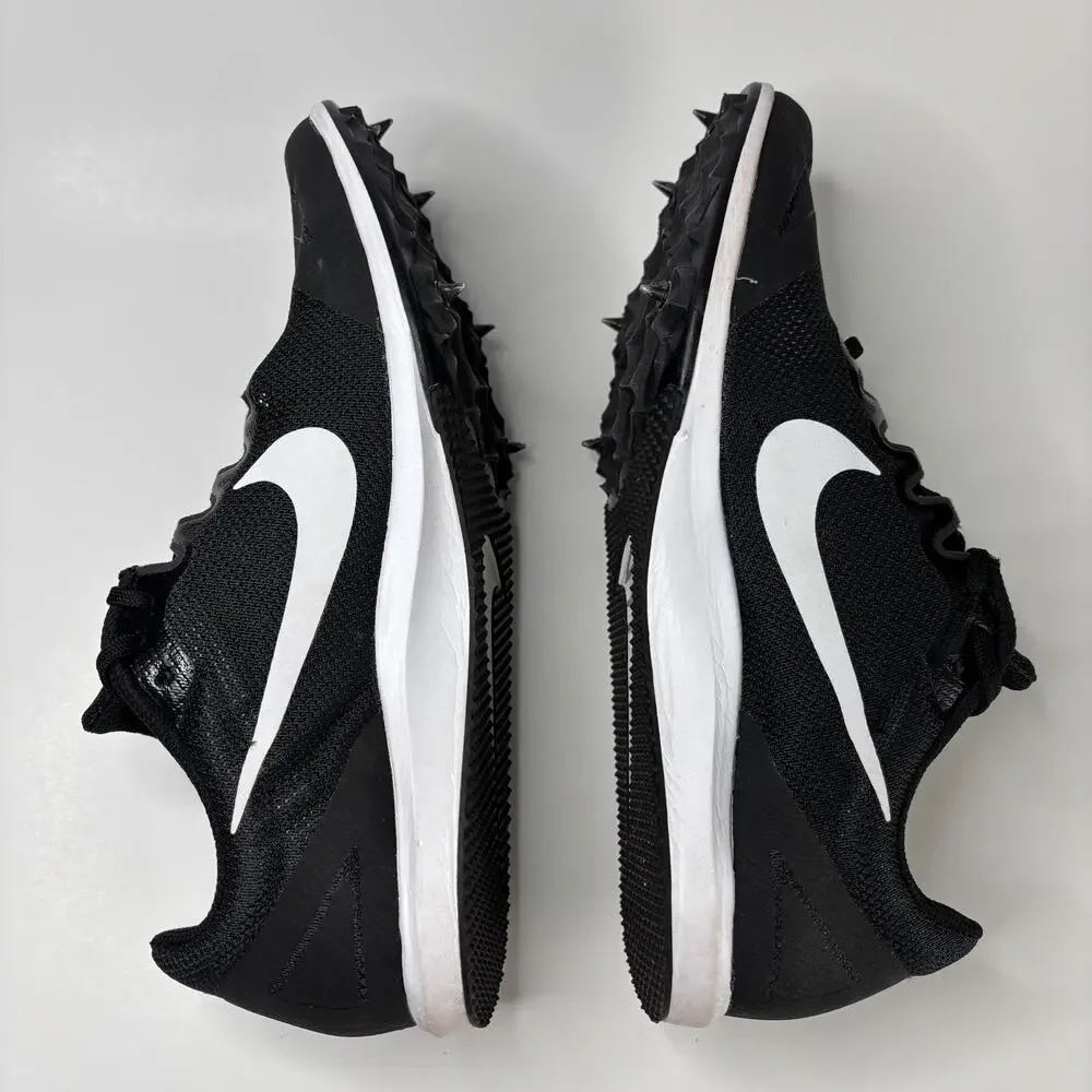 Nike Zoom Rival D 10 Black/White-Volt spikes 907567-017 Women's Size 9 Medium - Picture 5 of 13